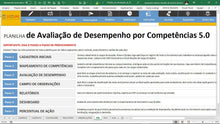 Load image into Gallery viewer, Planilha Avaliação de Desempenho por Competências em Dashboard