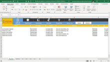 Load image into Gallery viewer, Planilha de Cadastro e Controle de Visitantes em Dashboard