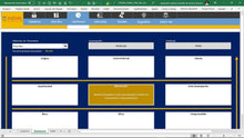 Load image into Gallery viewer, Planilha Matriz Nine Box de Avaliação de Desempenho em Dashboard