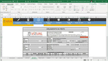 Load image into Gallery viewer, Planilha de Cálculo de Fretes Fracionados por Faixas de Cep em Excel 5.0