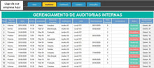Load image into Gallery viewer, Planilha de Controle de Auditoria Interna em Excel