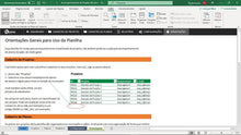 Load image into Gallery viewer, Planilha para Acompanhamento de Projetos e Planos de Ação