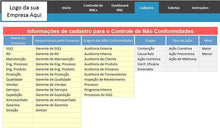 Load image into Gallery viewer, Planilha de Controle de Não Conformidades em Excel