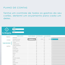 Load image into Gallery viewer, Planilha de Controle de Cartão de Crédito em Excel