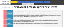 Load image into Gallery viewer, Planilha de Gestão de Reclamações de Clientes em Excel
