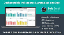 Load image into Gallery viewer, Planilha de Indicadores Estratégicos em Excel
