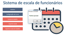 Load image into Gallery viewer, Planilha de Escala de Trabalho Automática
