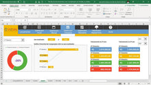 Load image into Gallery viewer, Planilha de Gerenciamento e Controle Mensal de Entradas ou Saídas em Dashboard

