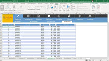 Load image into Gallery viewer, Planilha de Gestão de Garantias do Cliente em Dashboard
