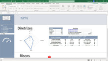 Load image into Gallery viewer, Planilha de Gerenciamento de Projetos com Análise de Retorno e Riscos
