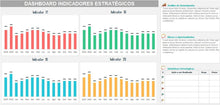 Load image into Gallery viewer, Planilha de Indicadores Estratégicos em Excel
