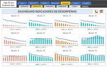 Load image into Gallery viewer, Planilha de Indicadores de Desempenho em Excel
