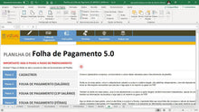 Load image into Gallery viewer, Planilha de Folha de Pagamento Automatizada (Holerite) em Excel
