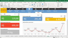 Load image into Gallery viewer, Pacote com todas as planilhas de fretes transportadora em Excel
